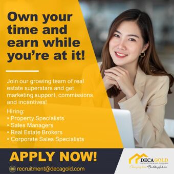 Deca Gold is looking for dedicated real estate professionals who will go above and beyond.